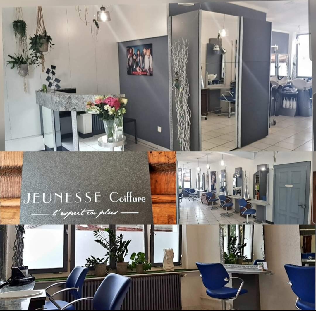 Intérieur du salon Jeunesse Coiffure à Bulle